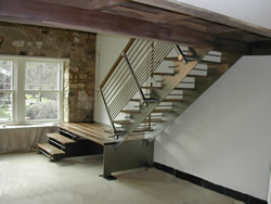 Custom Made Domestic Staircases by Modern Metals at Plowman Brothers